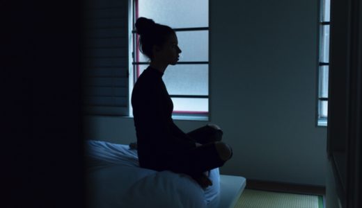 不眠の妊婦
