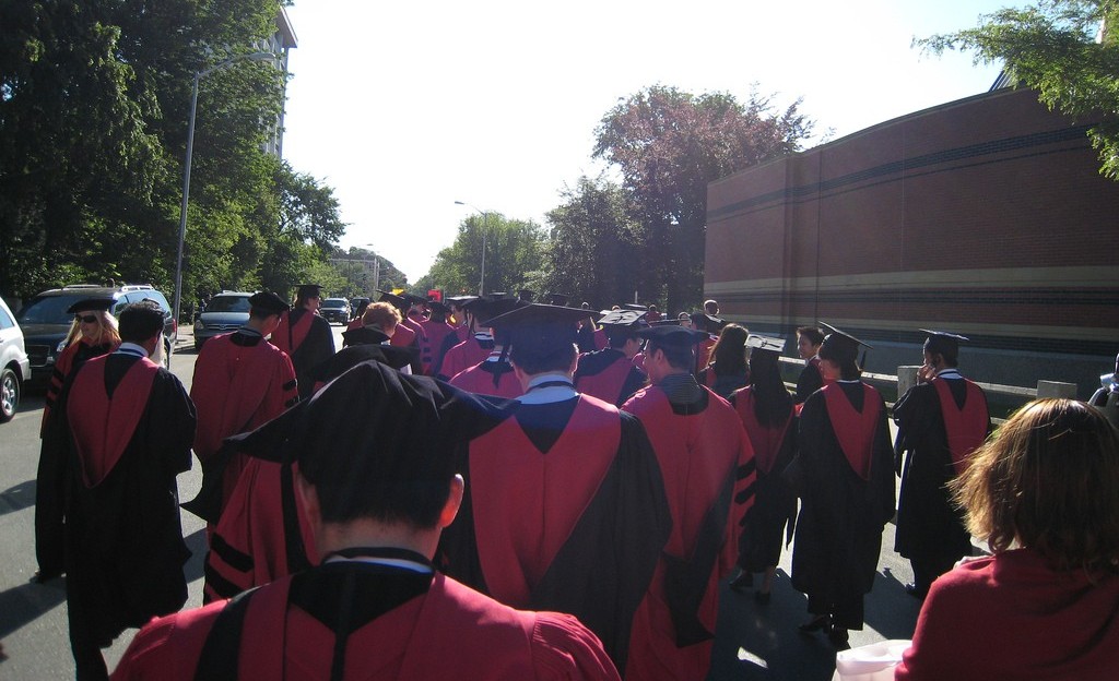 ハーバード大卒業式