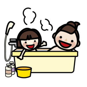 お風呂でしりとり
